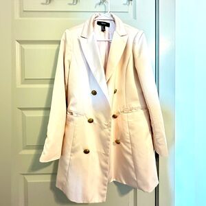 Pink Blazer Gold Buttons